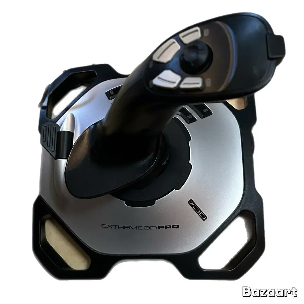 Logitech Extreme 3D Pro USB Wired PC Flight Joystick Controller Black/Silver